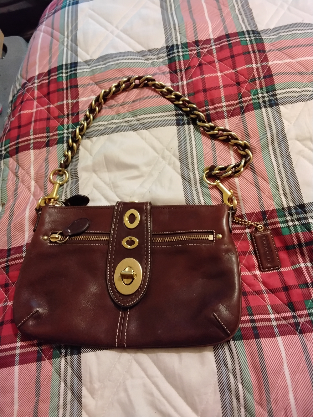 Coach~Bridget Legacy 65th Anniversary Ltd. Ed. Deep Purple Shoulder Bag-Clutch